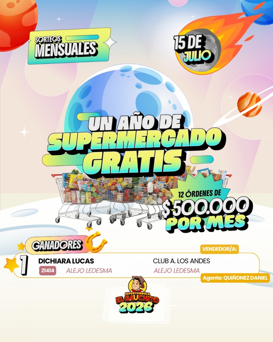 Ganadores Tombola Gauchito Sorteos Mensuales