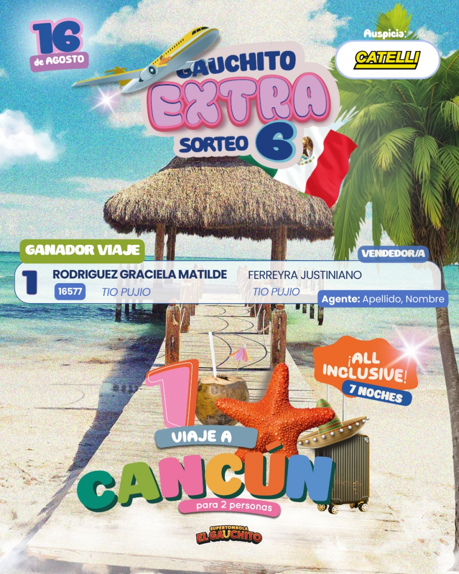 Ganadores Gauchito Extra