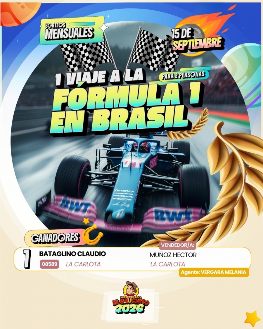 Ganadores El Gauchito Sorteos Mensuales